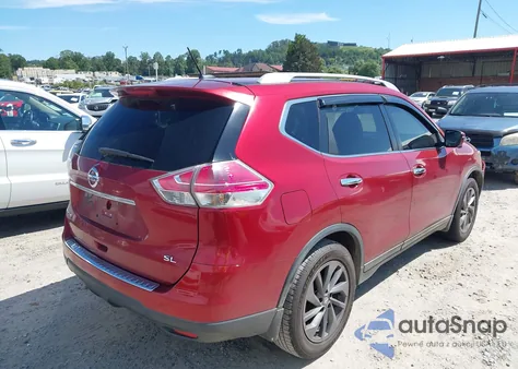 2016 Nissan Rogue Sl из США, поврежденный, VIN 5N1AT2MTXGC913817